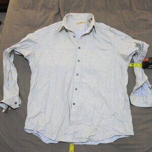 Donna Karan Dress Shirt 16.5, 36/37  Light Blue